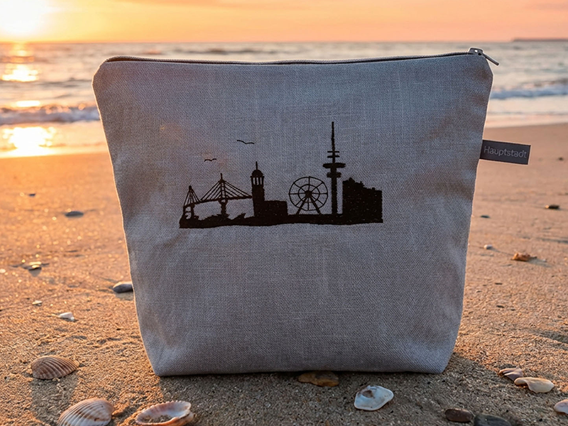 Preview: Hamburg Skyline - Vollstick Stickdatei